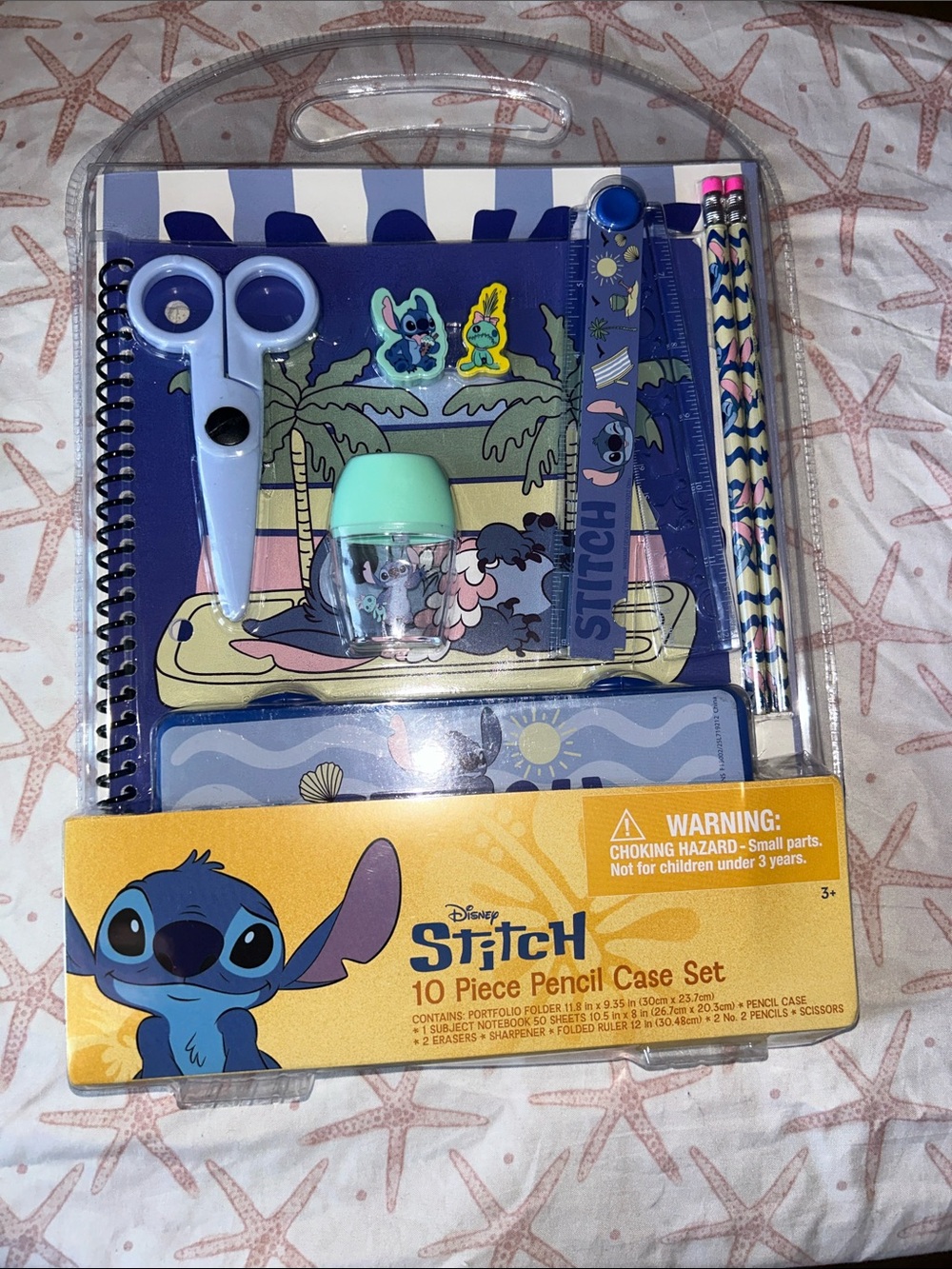 Disney Stitch 10-Piece Pencil Case Set